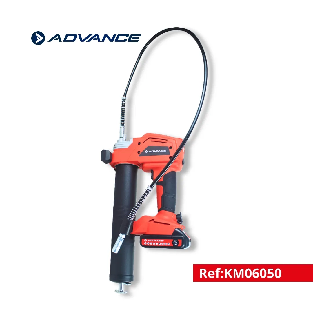 Engrasadora eléctrica con batería de litio 600 cc · KM06050